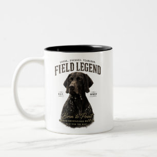 German Shorthaired Pointer Two-Tone Coffee Mug