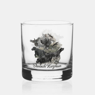 German Shorthaired pointer Whiskey Glass