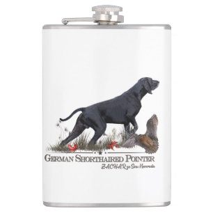 German Shorthaired Pointer, ZACHAR  Hip Flask