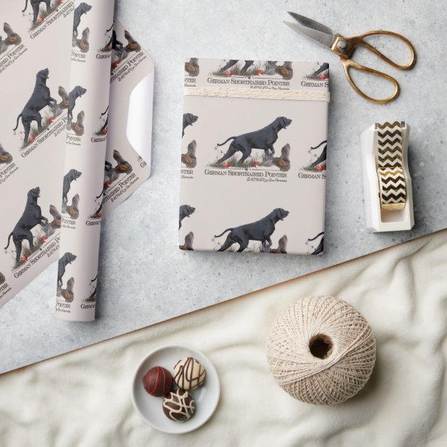German Shorthaired Pointer, ZACHAR Tapestry Poster Wrapping Paper (Crafts)