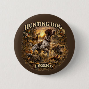 German Shorthaired Pointers  2 Inch Round Button