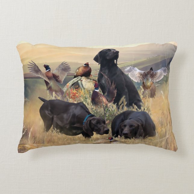 German Shorthaired Pointers  Accent Pillow (Front)