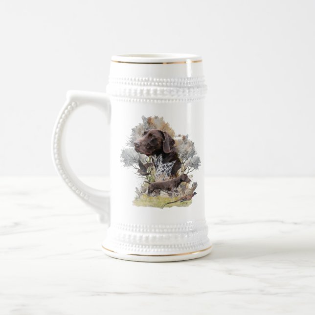 German Shorthaired Pointers  Beer Stein (Left)