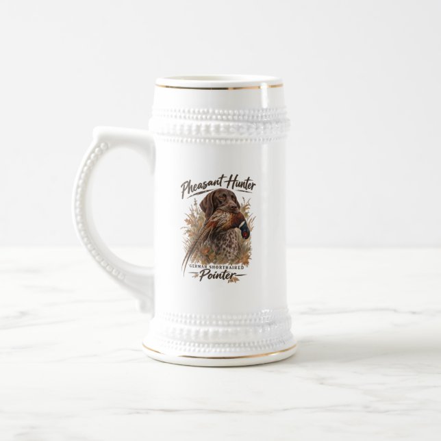 German Shorthaired Pointers  Beer Stein (Left)