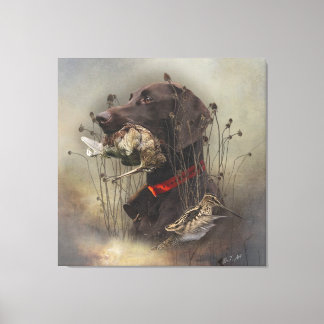 German Shorthaired Pointers Canvas Print