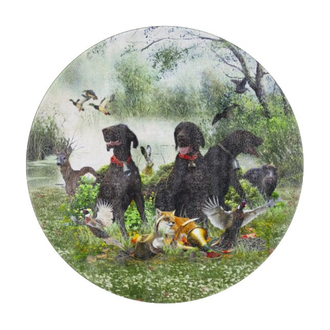 German Shorthaired Pointers Cutting Board (Front)
