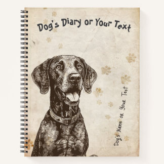 German Shorthaired Pointer's Diary Notebook