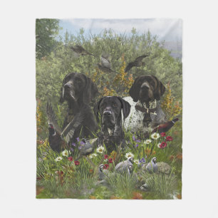 German Shorthaired Pointers   Fleece Blanket