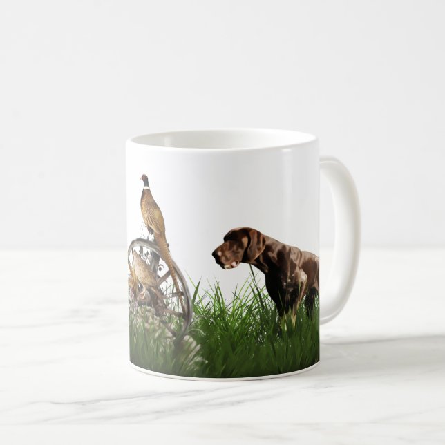 German Shorthaired Pointers (GSP)     Coffee Mug (Front Right)