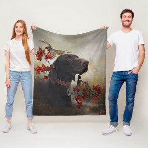 German Shorthaired Pointers (GSP)  Fleece Blanket