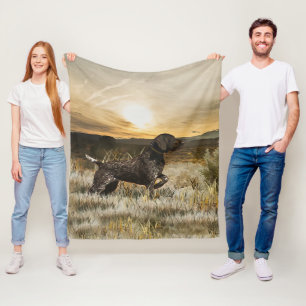 German Shorthaired Pointers (GSP) Fleece Blanket