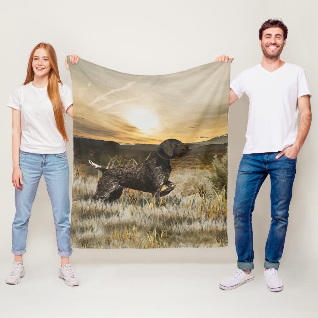 German Shorthaired Pointers (GSP)     Fleece Blanket (In Situ)
