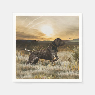 German Shorthaired Pointers (GSP)    Napkin