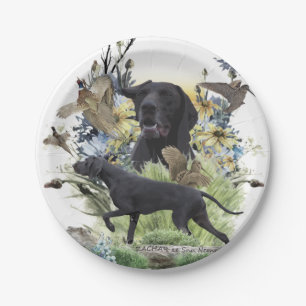 German Shorthaired Pointers (GSP)  Paper Plate