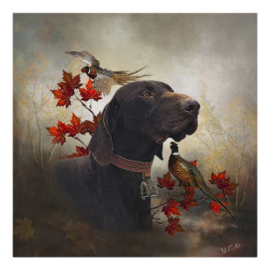 German Shorthaired Pointers (GSP)       Photo Print