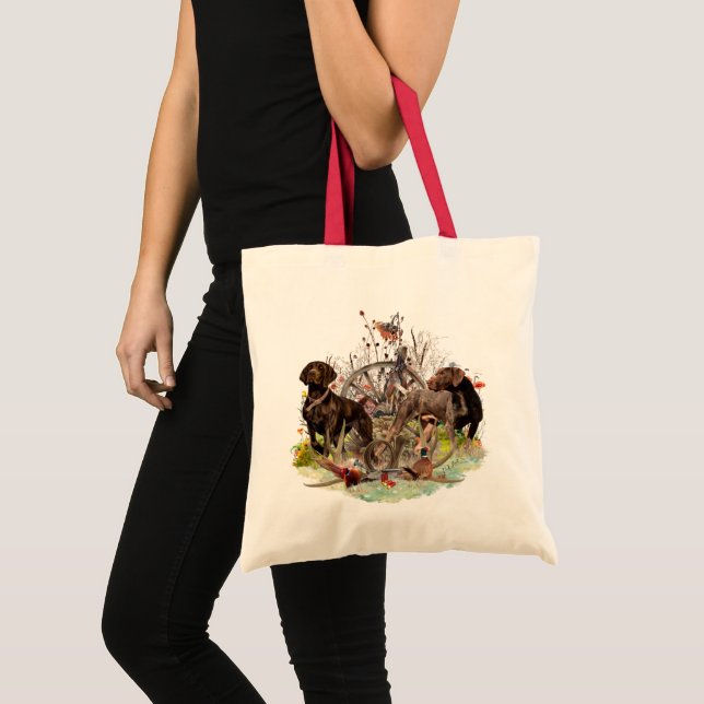 German Shorthaired Pointers (GSP)   Tote Bag (Front (Product))