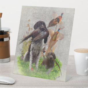 German Shorthaired Pointers (GSP) Wooden Box Sign