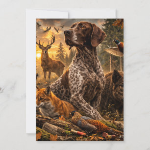 German Shorthaired Pointers  Invitation