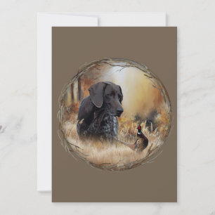 German Shorthaired Pointers  Invitation