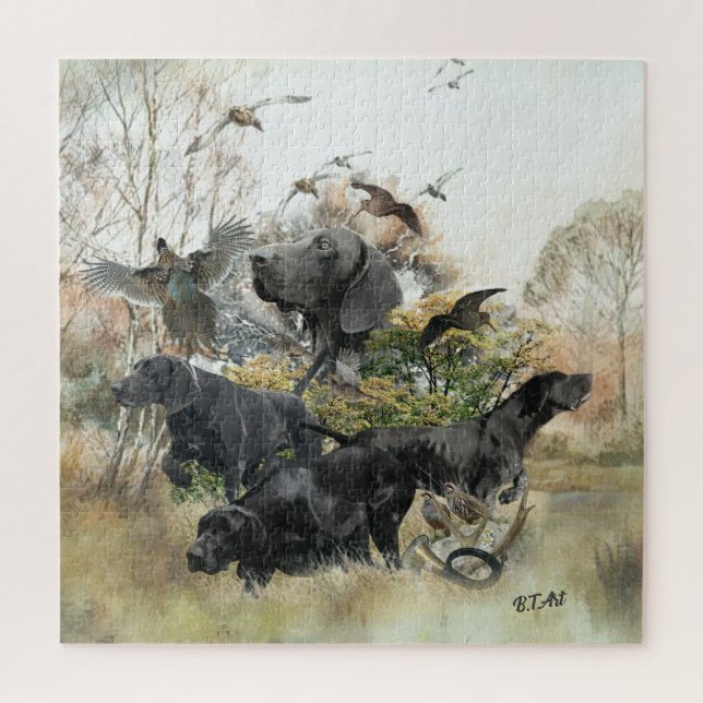 German Shorthaired Pointers  Jigsaw Puzzle (Vertical)