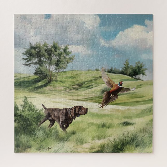 German Shorthaired Pointers  Jigsaw Puzzle (Vertical)
