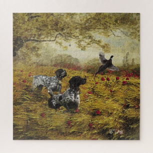 German Shorthaired Pointers  Jigsaw Puzzle