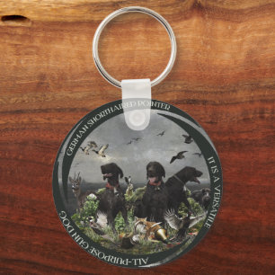 German Shorthaired Pointers Keychain