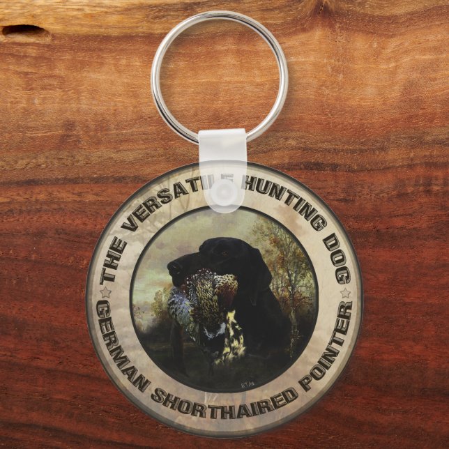 German Shorthaired Pointers   Keychain (Front)