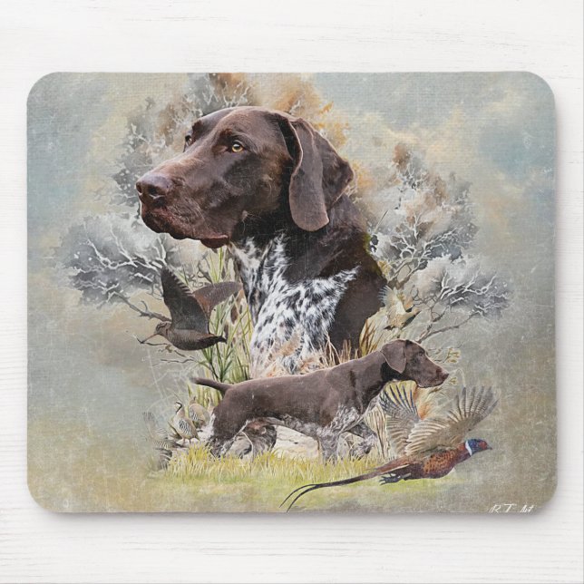 German Shorthaired Pointers  Mouse Pad (Front)