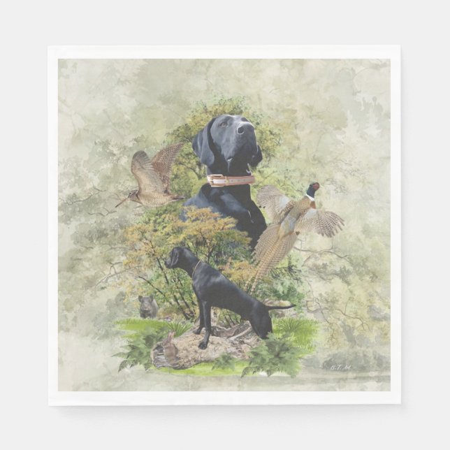 German Shorthaired Pointers  Napkin (Front)