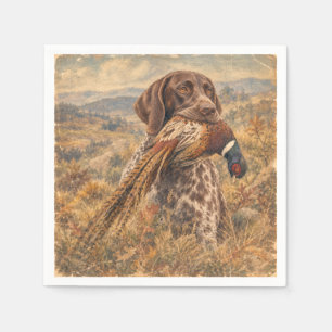 German Shorthaired Pointers  Napkin