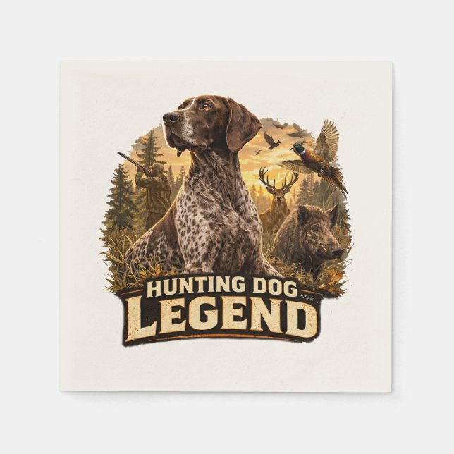 German Shorthaired Pointers  Napkin (Front)