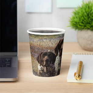 German Shorthaired Pointers Paper Cups