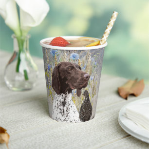 German Shorthaired Pointers  Paper Cups