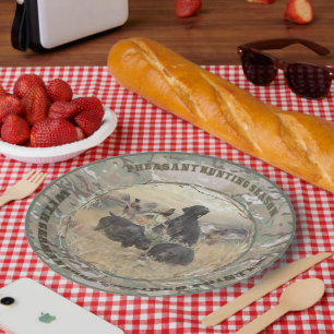 German Shorthaired Pointers  Paper Plate