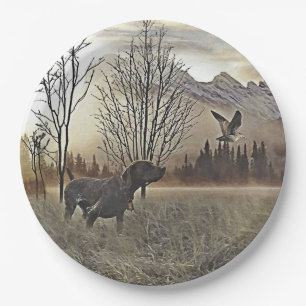 German Shorthaired Pointers Paper Plate