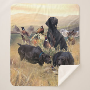 German Shorthaired Pointers Sherpa Blanket