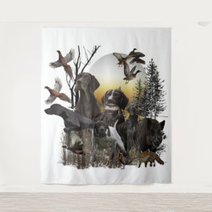 German Shorthaired Pointers  Tapestry