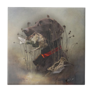 German Shorthaired Pointers Tile