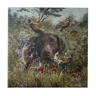 German Shorthaired Pointers Tile