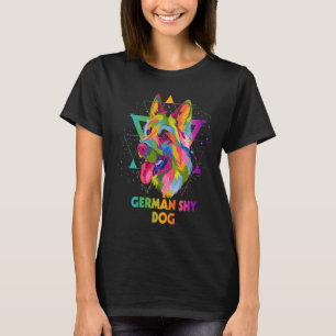 German Shy Dog German Shepherd Animal Pun Shepard T-Shirt