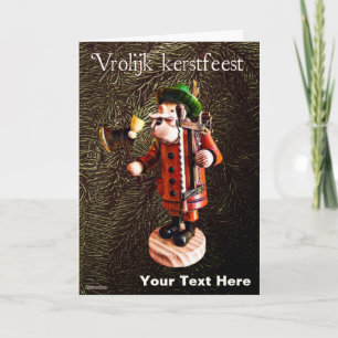 German "Smoker Man" Incense Burner Card