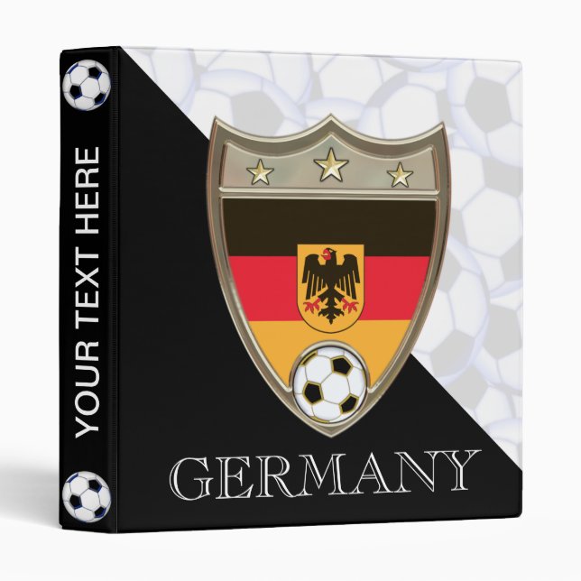 German Soccer 1" Binder (Front/Spine)
