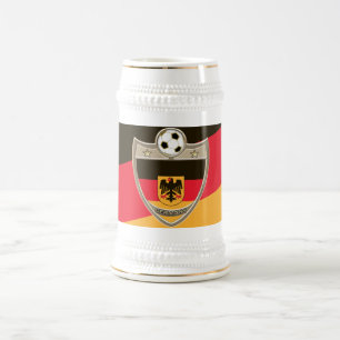 German Soccer Beer Stein