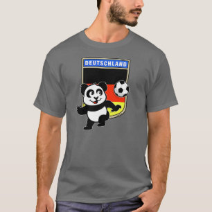 German Soccer Panda (dark shirts) T-Shirt