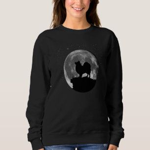 German Spitz Dog Moon Sweatshirt