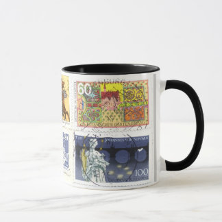 German-Stamps Collage 1 Mug