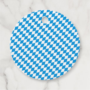 German State Of Bavaria - Flag Colors Pattern Favour Tags
