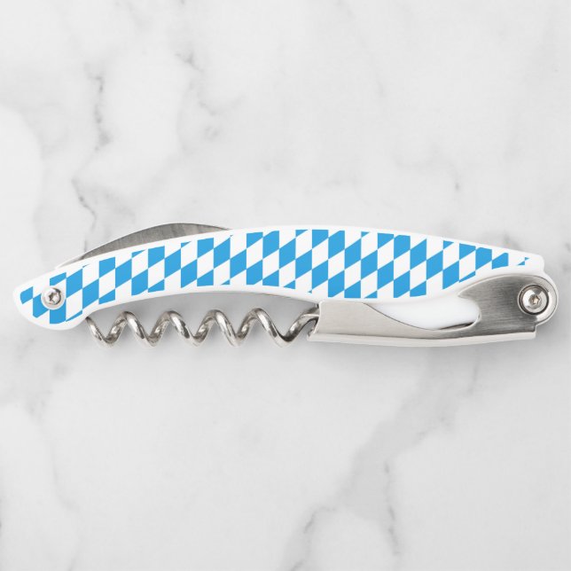 German State Of Bavaria - Flag Colours Pattern Corkscrew (Back)