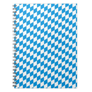 German State Of Bavaria - Flag Colours Pattern Notebook